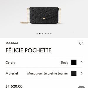 LOUIS VUITTON FE’LUCIE POCHETTE